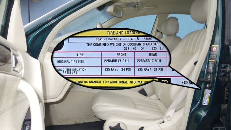 How To Find The Correct Tire Pressure For Your Car