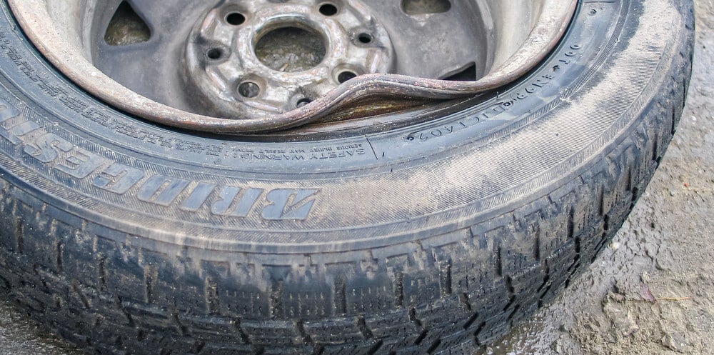 damaged rim