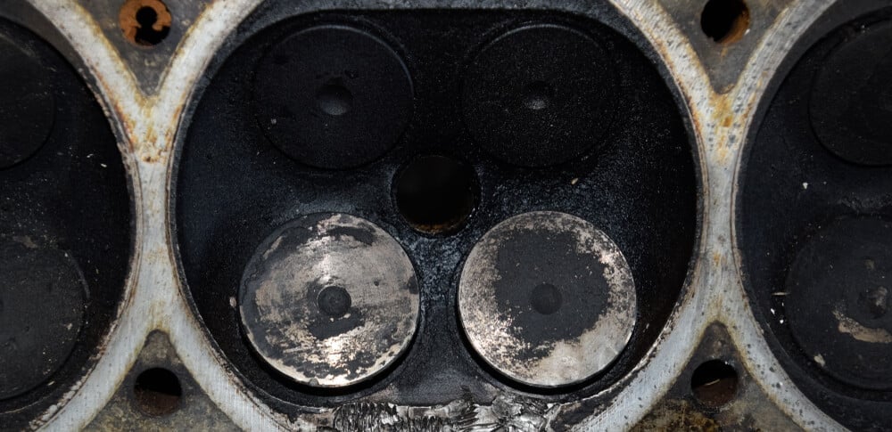 sooty combustion chamber