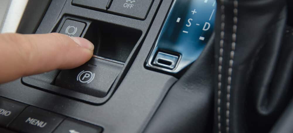 Test Parking Brake Button