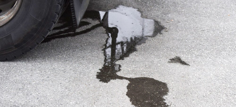 water dripping under car