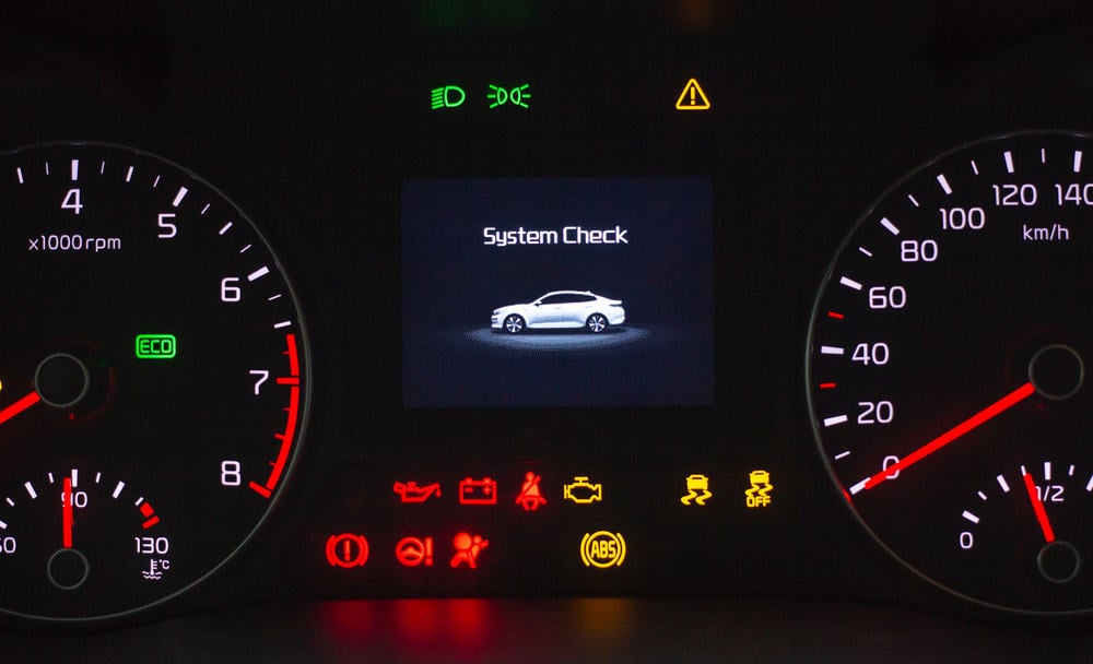 car dashboard symbols