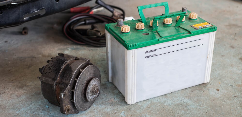 Car Battery And Alternator