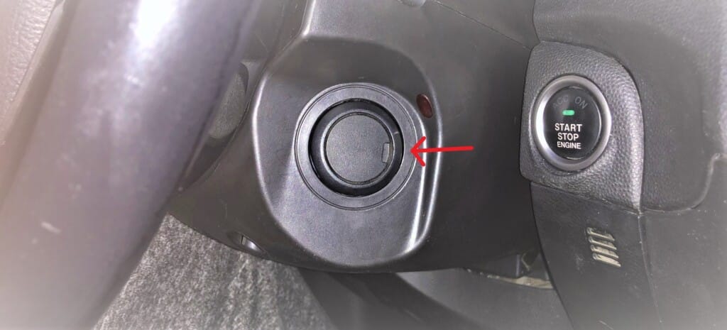 ignition lock cover