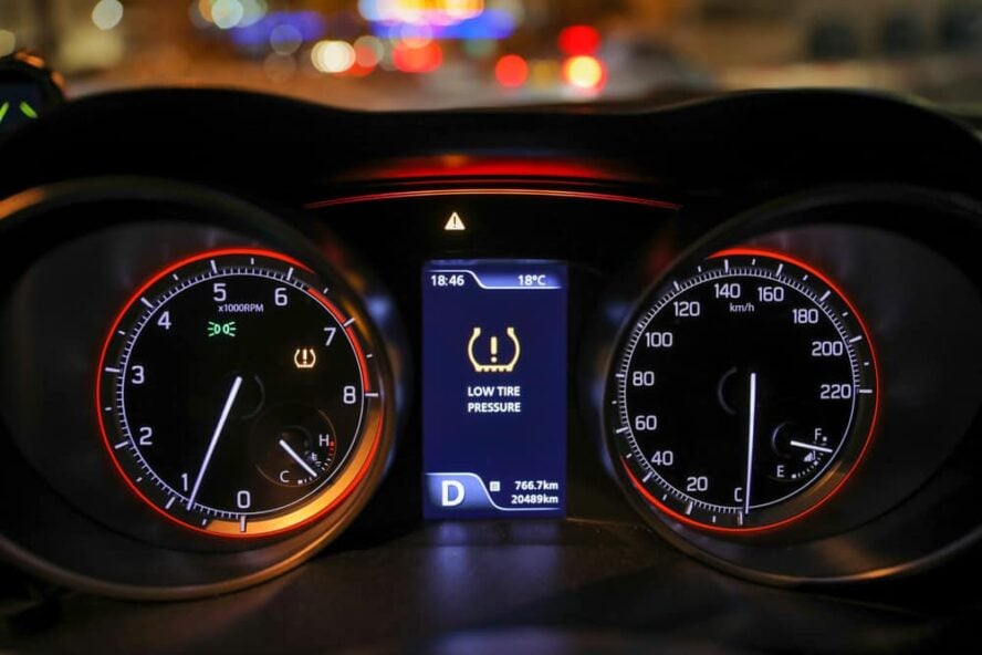 Warning Light For Tire Pressure