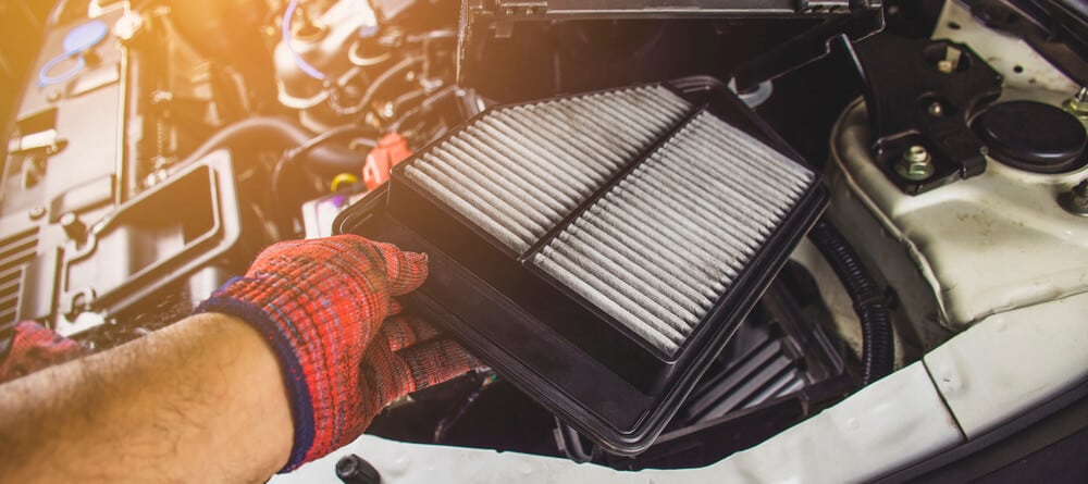 engine air filter replacement