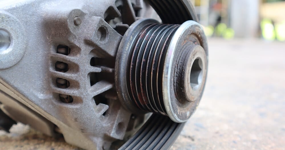 alternator pulley clutch