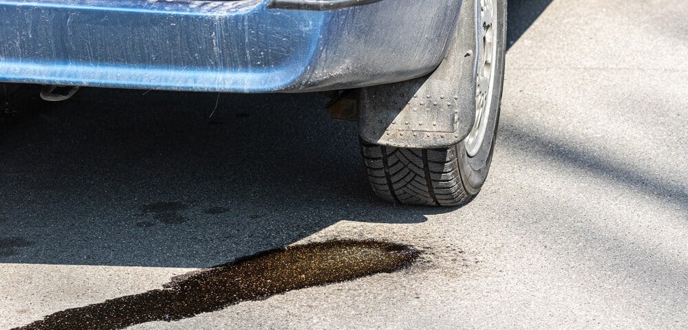 Fuga de líquido de coche