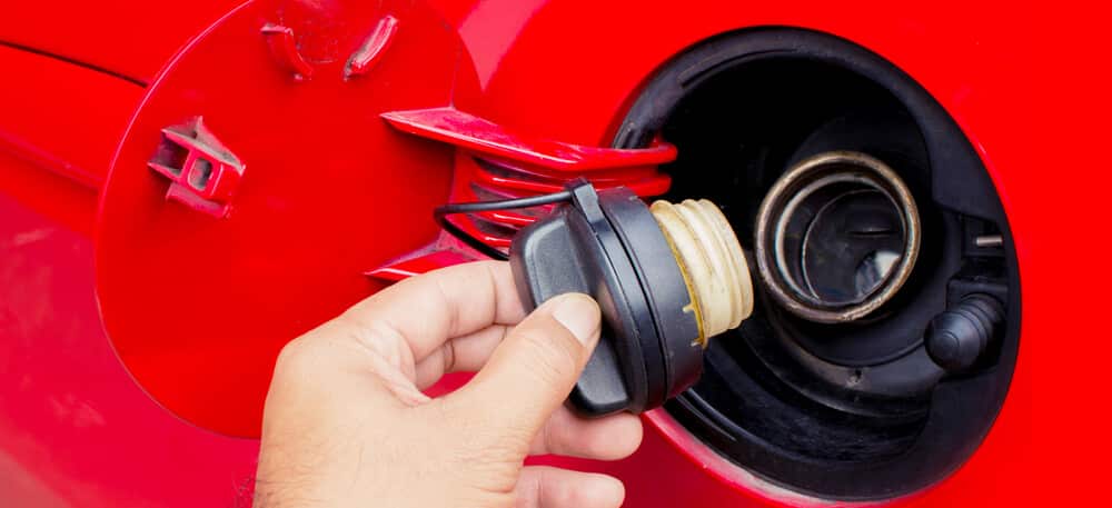 Open Fuel Tank Cap