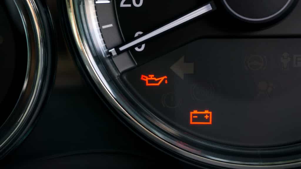 Low Oil Pressure Warning Light