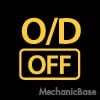 Overdrive Off Indicator