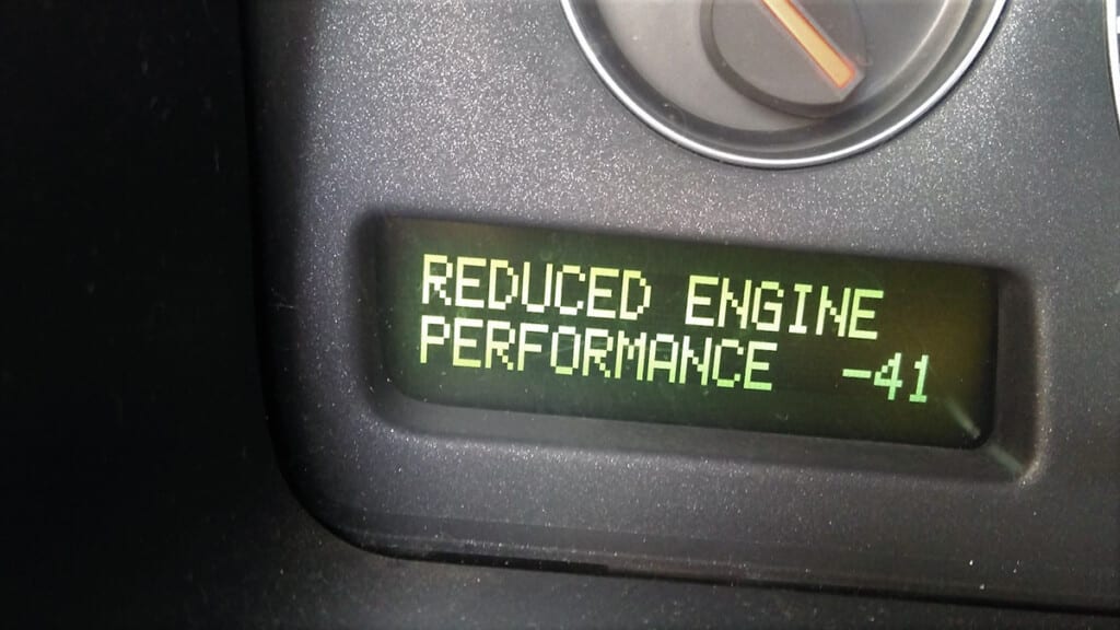 What Does The "Reduced Engine Power" Warning Light Mean?