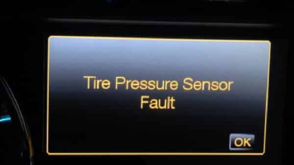 Tire Pressure Sensor Fault