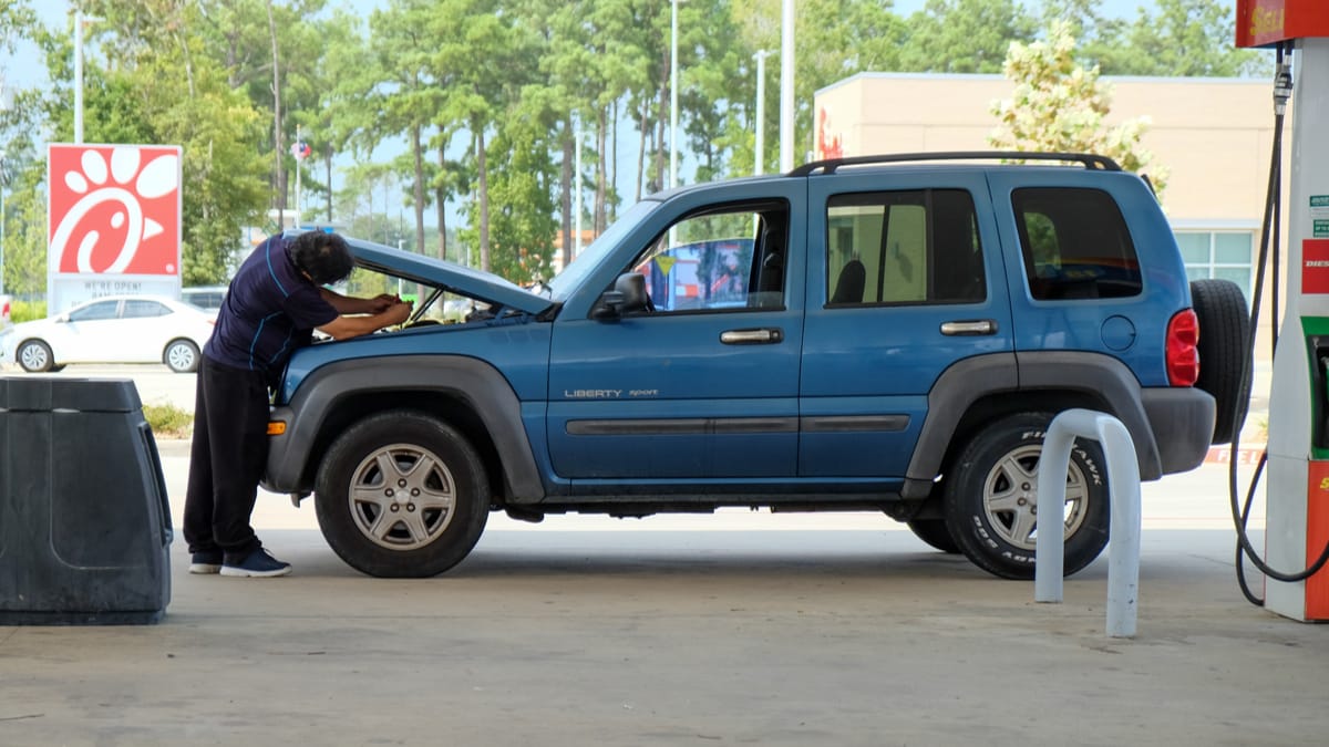 car doesn't start right away after getting gas