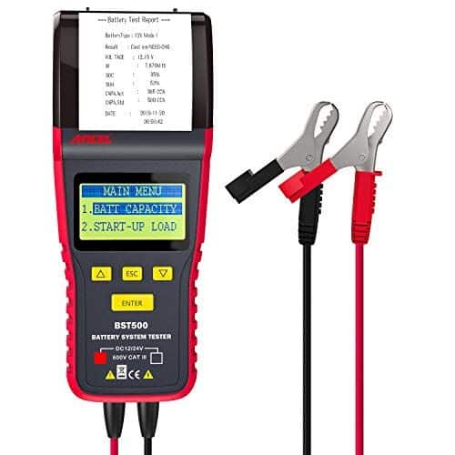 Upgraded 100-2000 CCA 12V Battery Load Tester Digital Analyzer Automotive Test Tool Battery Tester for Truck Car Yacht Motorcycle Bariicare Car Battery Tester 