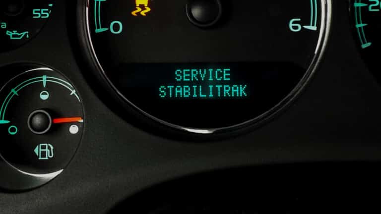 What Does the Service StabiliTrak Message Mean?