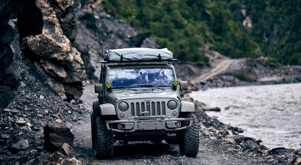 Jeep wrangler off-road