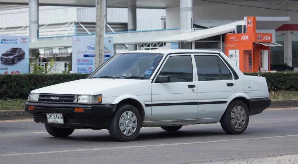 old toyota corolla