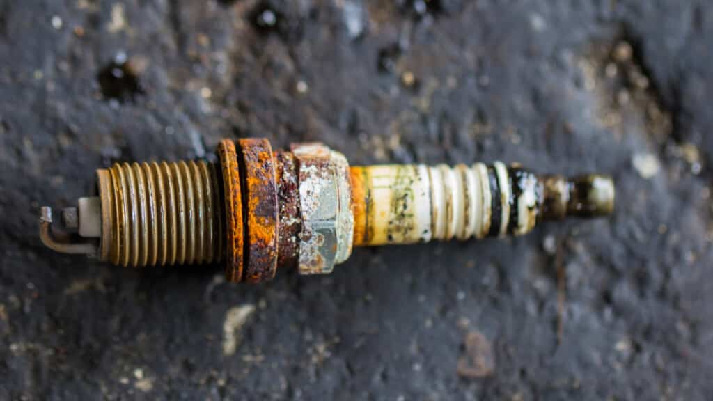 Old spark plug