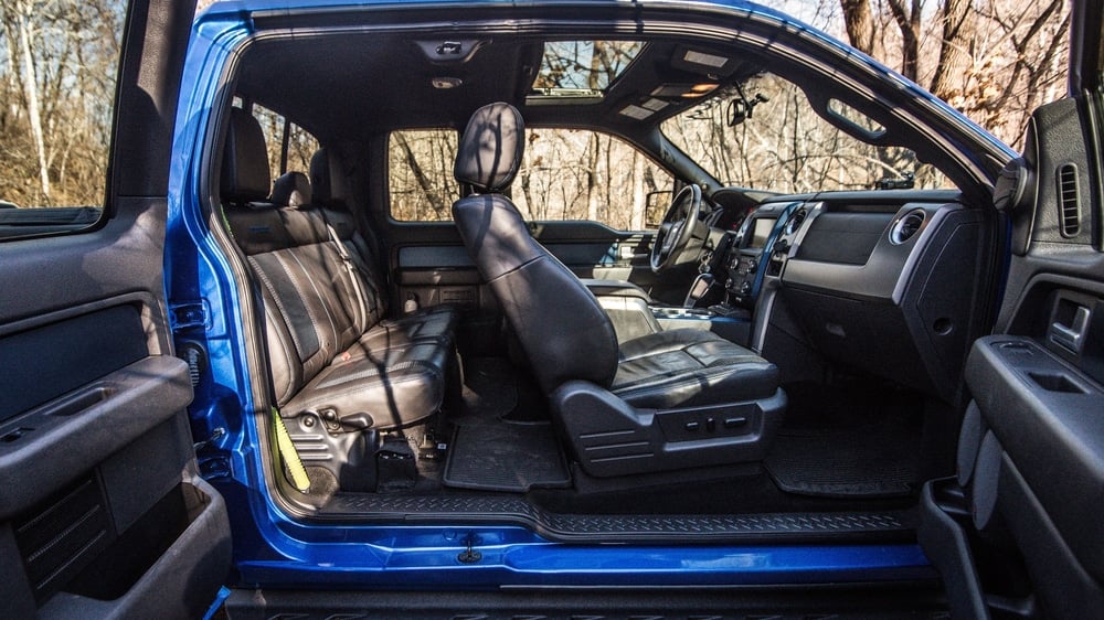 pickup truck interior