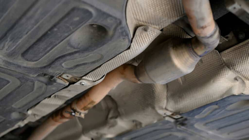 Car With Catalytic Converter