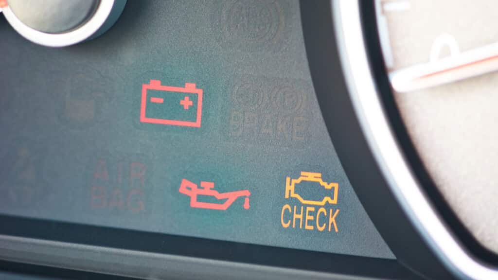 flashing in check engine light