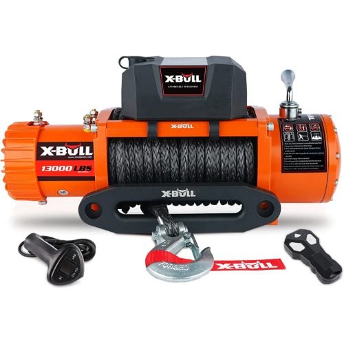X-Bull 12V Synthetic Rope Electric Winch