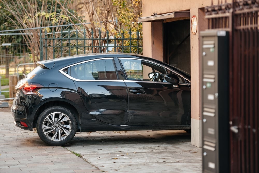 Park car in garage