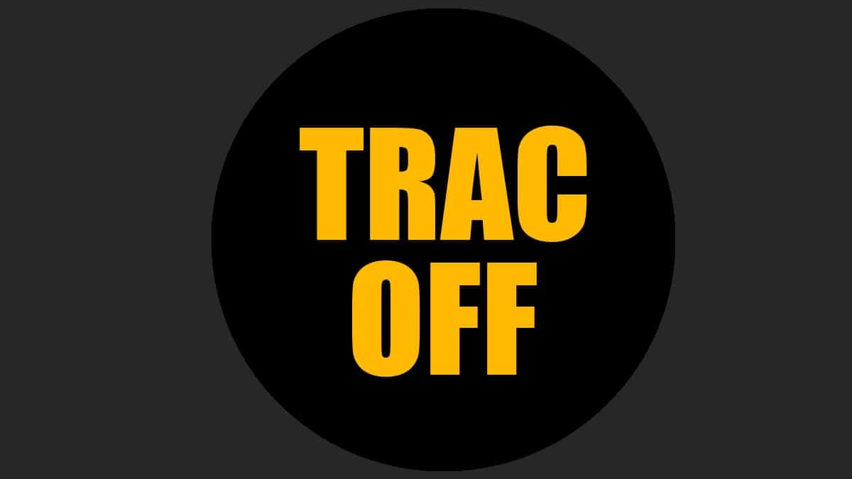 TRAC OFF LIGHT