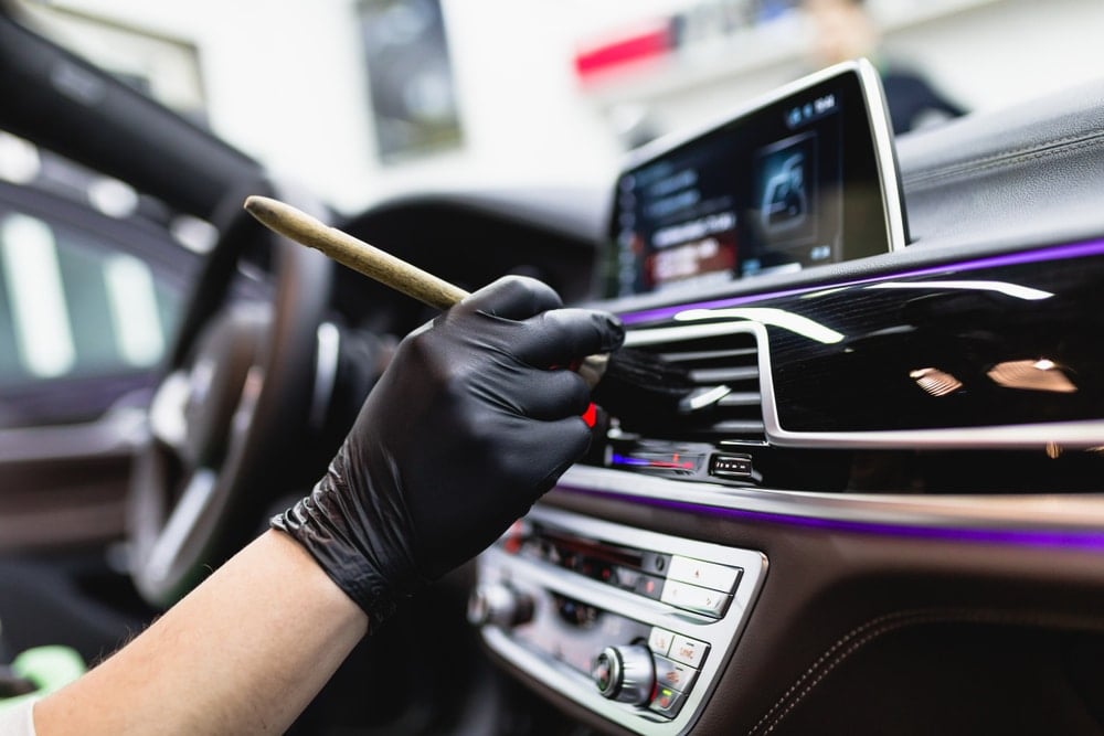 car detail interior