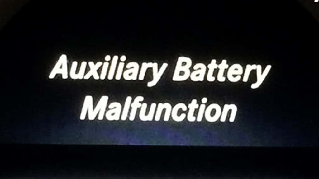 What Does Auxiliary Battery Malfunction Mean In A Mercedes Benz?