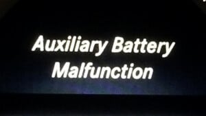 Auxiliary Battery Malfunction Mercedes