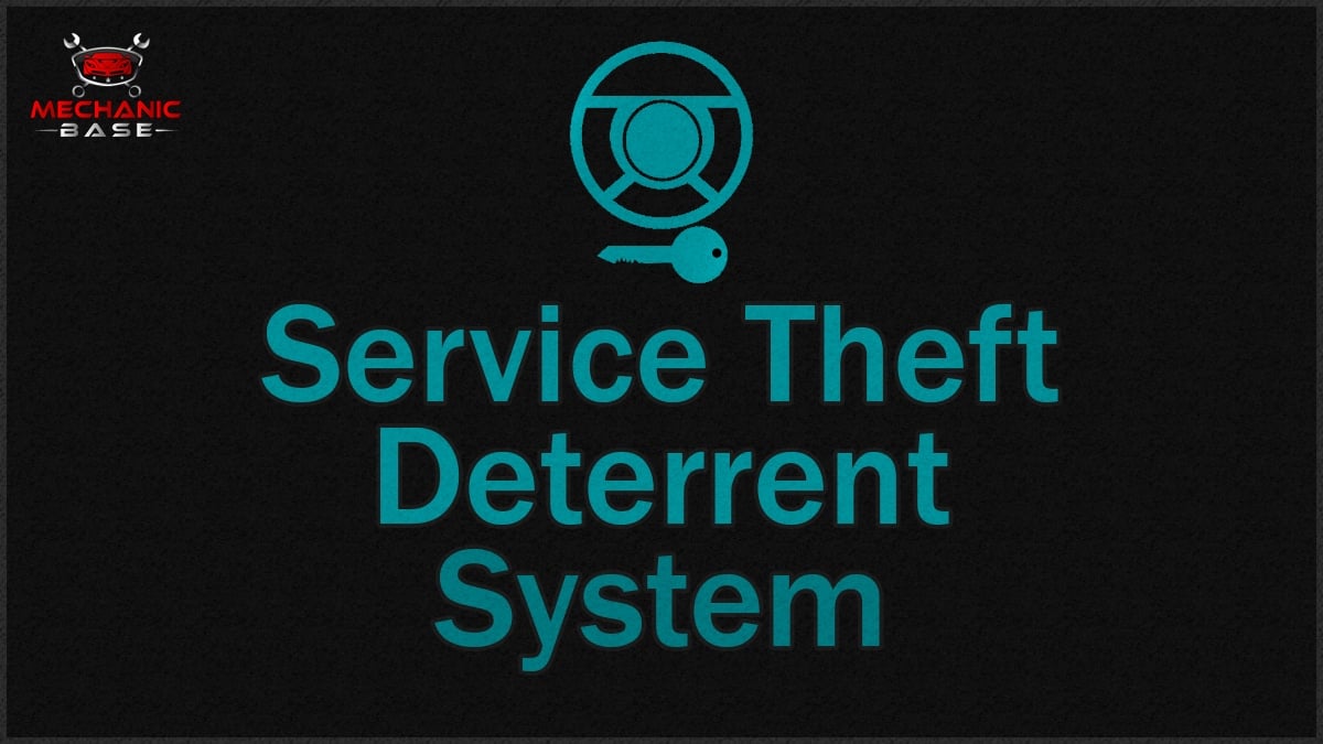 Service Theft Deterrent System