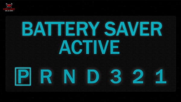 Battery Saver Active Warning Message