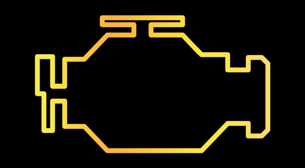 Engine Management Light Illuminated