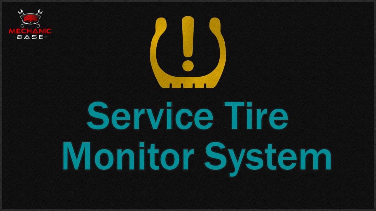 Service Tire Monitor System Alert