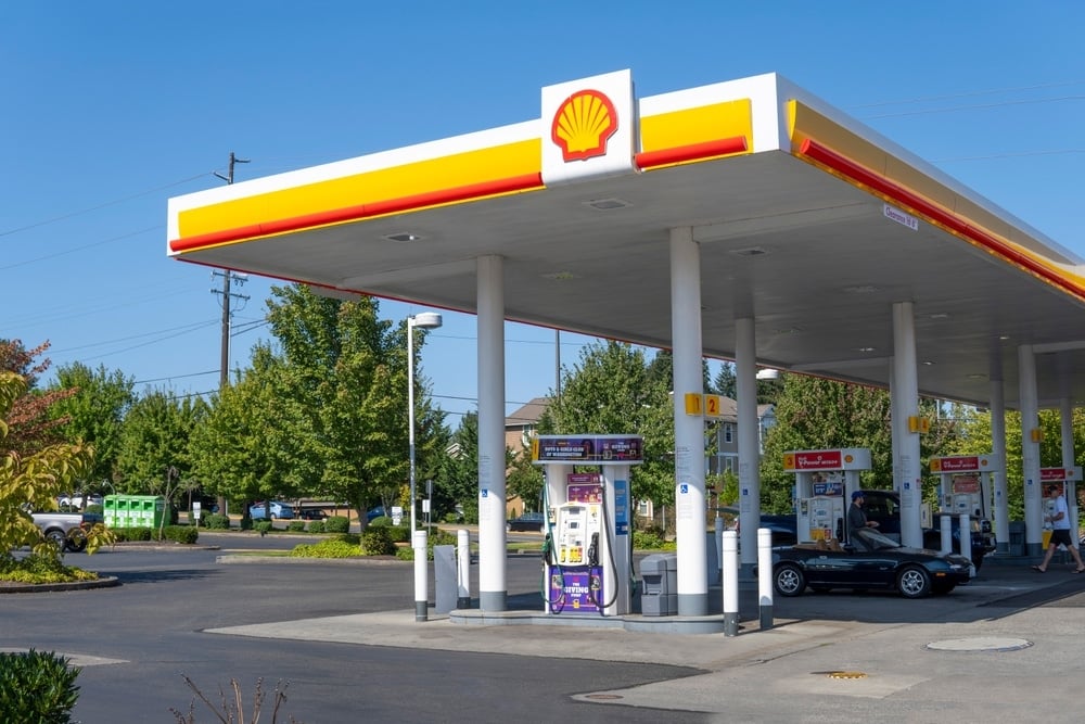 Shell gas station