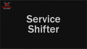 Service Shifter Warning Message