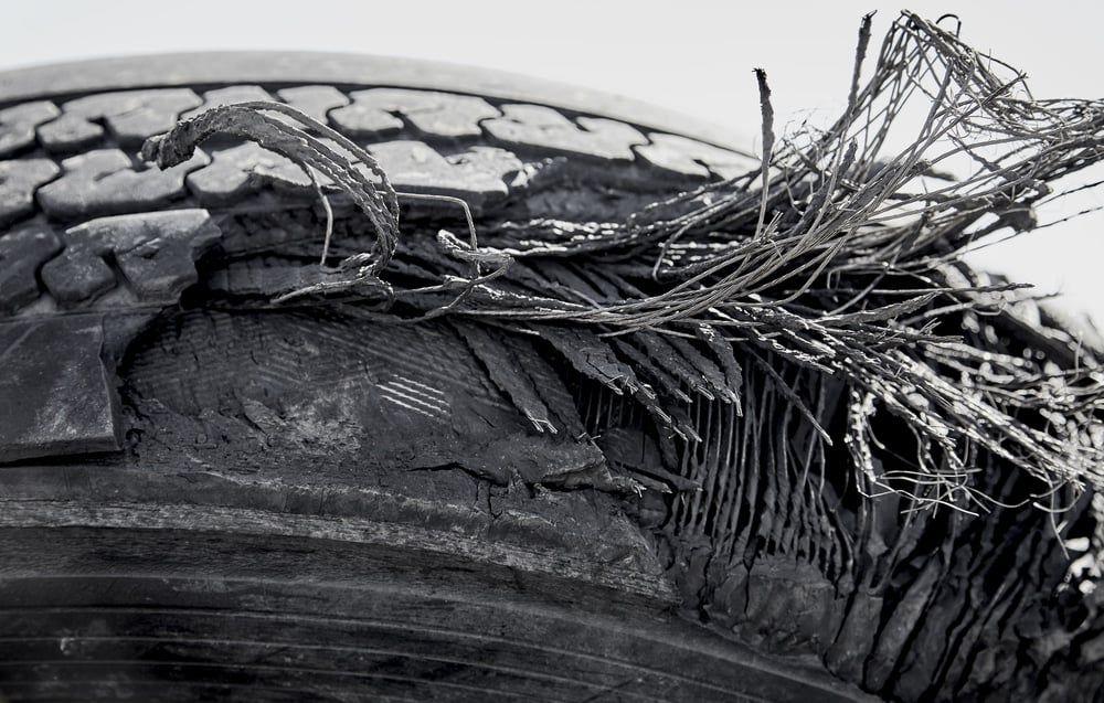 Damaged Tire