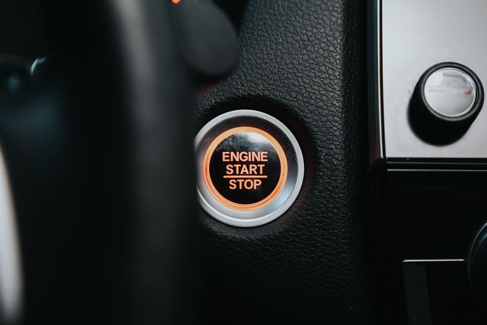 engine start stop button