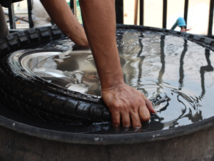 What Causes A Tire To Leak Around The Rim?