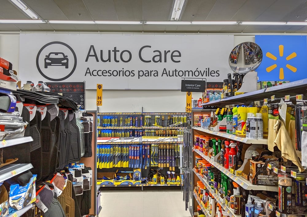 Cuidado de automóviles de Walmart