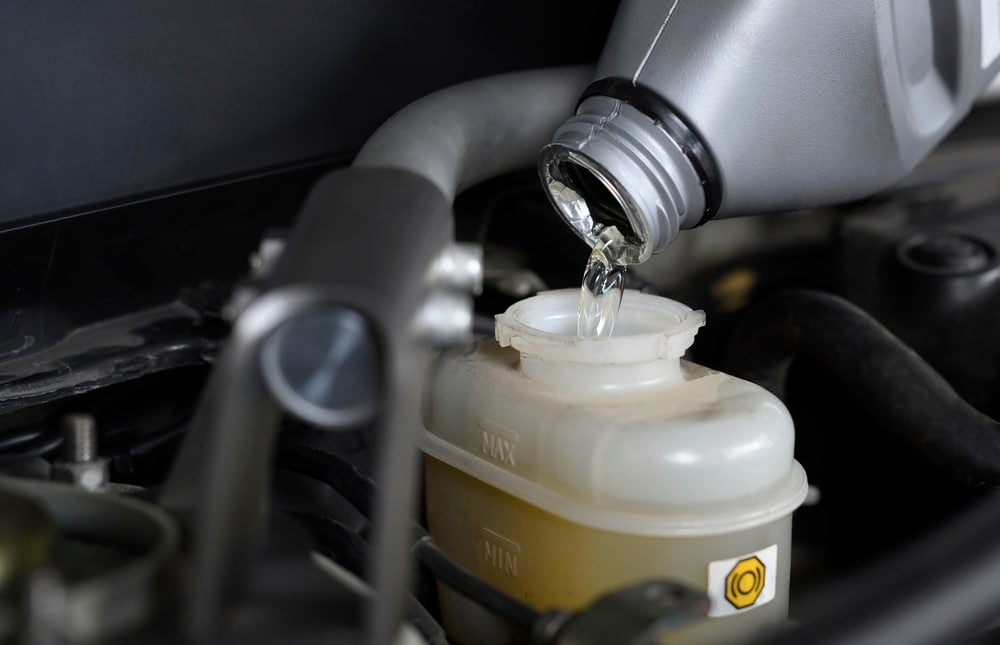 clear brake fluid