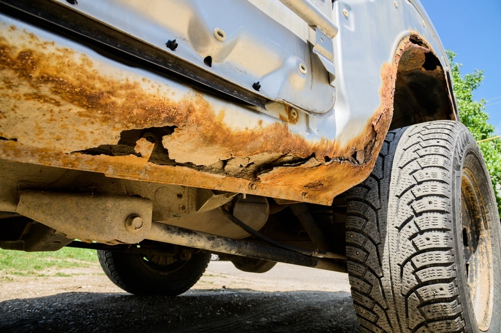 Subaru Crosstrek rust damage
